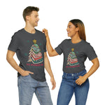 All Booked For Christmas Crew Cotton Blend Shirt