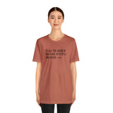 Bee Happy Positivity Shirt  Unisex Short Sleeve Tee