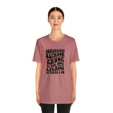 Somewhere between Knuck if you buck and Praise unisex t-shirt
