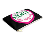 Alpha Kappa Alpha Sorority Inc Circle Makeup Bag