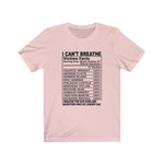 I can't Breathe Sons and Daughters #BLM  Unisex Short Sleeve Tee