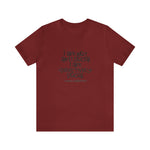 I'm not AntiSocial Unisex Short Sleeve Tee