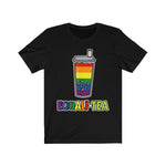 EQUALI-TEA BUBBLE TEA RAINBOW #Pride365 Unisex Jersey Tank Unisex Short Sleeve Tee