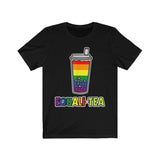 EQUALI-TEA BUBBLE TEA RAINBOW #Pride365 Unisex Jersey Tank Unisex Short Sleeve Tee
