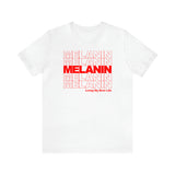 Melanin Thank YOU bag Black Statement Sassy Short Sleeve Tee