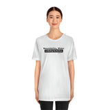 Boundaries, Water and Minding My Business Short Sleeve Tee @PortiaNoir