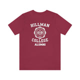 Back on Campus: Hillman Alumni Unisex Short Sleeve Tee