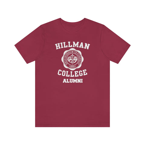 Back on Campus: Hillman Alumni Unisex Short Sleeve Tee