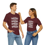 If You are Threatened by The Uprising TikTok Inspired Unisex Short Sleeve Tee