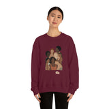 Shades of Melanin: Unisex Cotton Crew Neck Sweatshirt