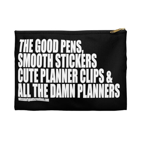 ALL the Damn Planners Planner Zipper storage pouch