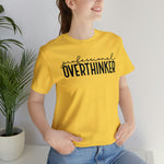 Professional Overthinker Unisex Crew Cotton Blend Shirt