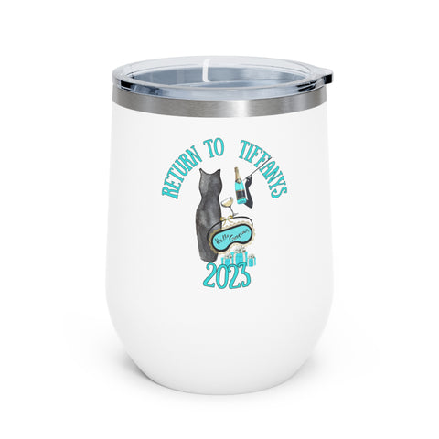Official Please Return to Tiffanys 12oz Insulated Wine Tumbler
