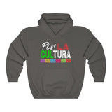 Por La Cultura Latinx Culture History Unisex Heavy Blend Hooded Sweatshirt si se puede