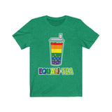 EQUALI-TEA BUBBLE TEA RAINBOW #Pride365 Unisex Jersey Tank Unisex Short Sleeve Tee