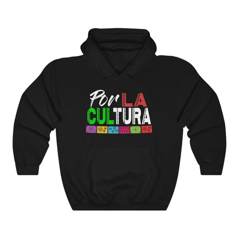 Por La Cultura Latinx Culture History Unisex Heavy Blend Hooded Sweatshirt si se puede