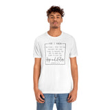 For the Plans I have for you Jeremiah 29:11 UNISEX fit