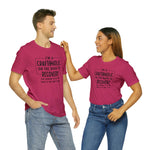 Craftoholic, but on the road to Recovery Unisex Crew Cotton Blend Shirt