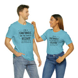 Craftoholic, but on the road to Recovery Unisex Crew Cotton Blend Shirt