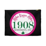 Alpha Kappa Alpha Sorority Inc Circle Makeup Bag