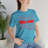 Melanin Thank YOU bag Black Statement Sassy Short Sleeve Tee