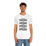 If You are Threatened by The Uprising TikTok Inspired Unisex Short Sleeve Tee
