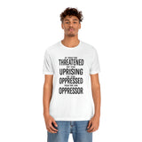 If You are Threatened by The Uprising TikTok Inspired Unisex Short Sleeve Tee