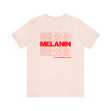 Melanin Thank YOU bag Black Statement Sassy Short Sleeve Tee