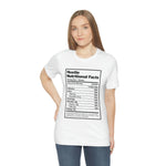 Hustle Nutritional Facts T-Shirt