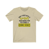 Don't Mess with a Woman Who Knows Crime Scenes  Short Sleeve