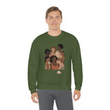 Shades of Melanin: Unisex Cotton Crew Neck Sweatshirt