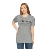 Be The Energy You Want To Attract Unisex Crew Cotton Blend Shirt