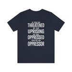 If You are Threatened by The Uprising TikTok Inspired Unisex Short Sleeve Tee