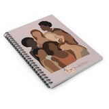 Beauty in the Shades of Melainin Ruled Spiral Notebook