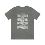 If You are Threatened by The Uprising TikTok Inspired Unisex Short Sleeve Tee