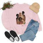 Shades of Melanin: Unisex Cotton Crew Neck Sweatshirt