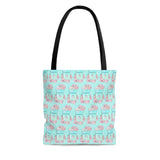 Floral Cup Return to Luxury PAT  Canvas Shopper Market Tote Bag