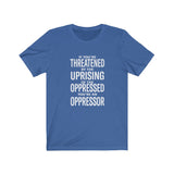 If You are Threatened by The Uprising TikTok Inspired Unisex Short Sleeve Tee- More Colors!