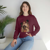 Shades of Melanin: Unisex Cotton Crew Neck Sweatshirt