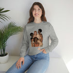 Shades of Melanin: Unisex Cotton Crew Neck Sweatshirt