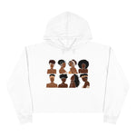 Shades of Melanin Women's Crop Hoodie