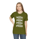 If You are Threatened by The Uprising TikTok Inspired Unisex Short Sleeve Tee