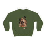Shades of Melanin: Unisex Cotton Crew Neck Sweatshirt