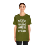 If You are Threatened by The Uprising TikTok Inspired Unisex Short Sleeve Tee