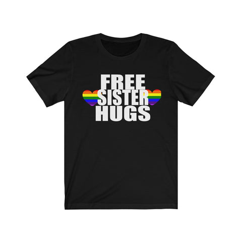 FREE BROTHER HUGS PRIDE CELEBRATION Unisex Short Sleeve Tee