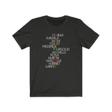 Powerful Names in Black History  BHM Celebration Unisex Short Sleeve Tee