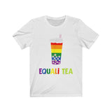 EQUALI-TEA BUBBLE TEA RAINBOW #Pride365 Unisex Jersey Tank Unisex Short Sleeve Tee
