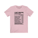 I can't Breathe Sons and Daughters #BLM  Unisex Short Sleeve Tee