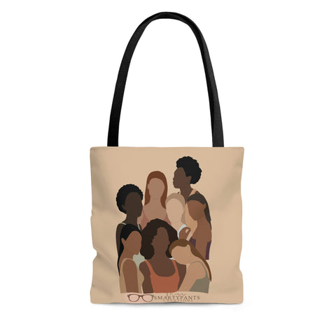 Beauty in the Shades of Melanin Canvas Tote Bag