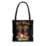 Real Queens Fix Each others Crowns Canvas Tote Bag